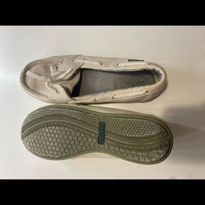 Eastland slip on shoes, cream color, barely worn, super comfy